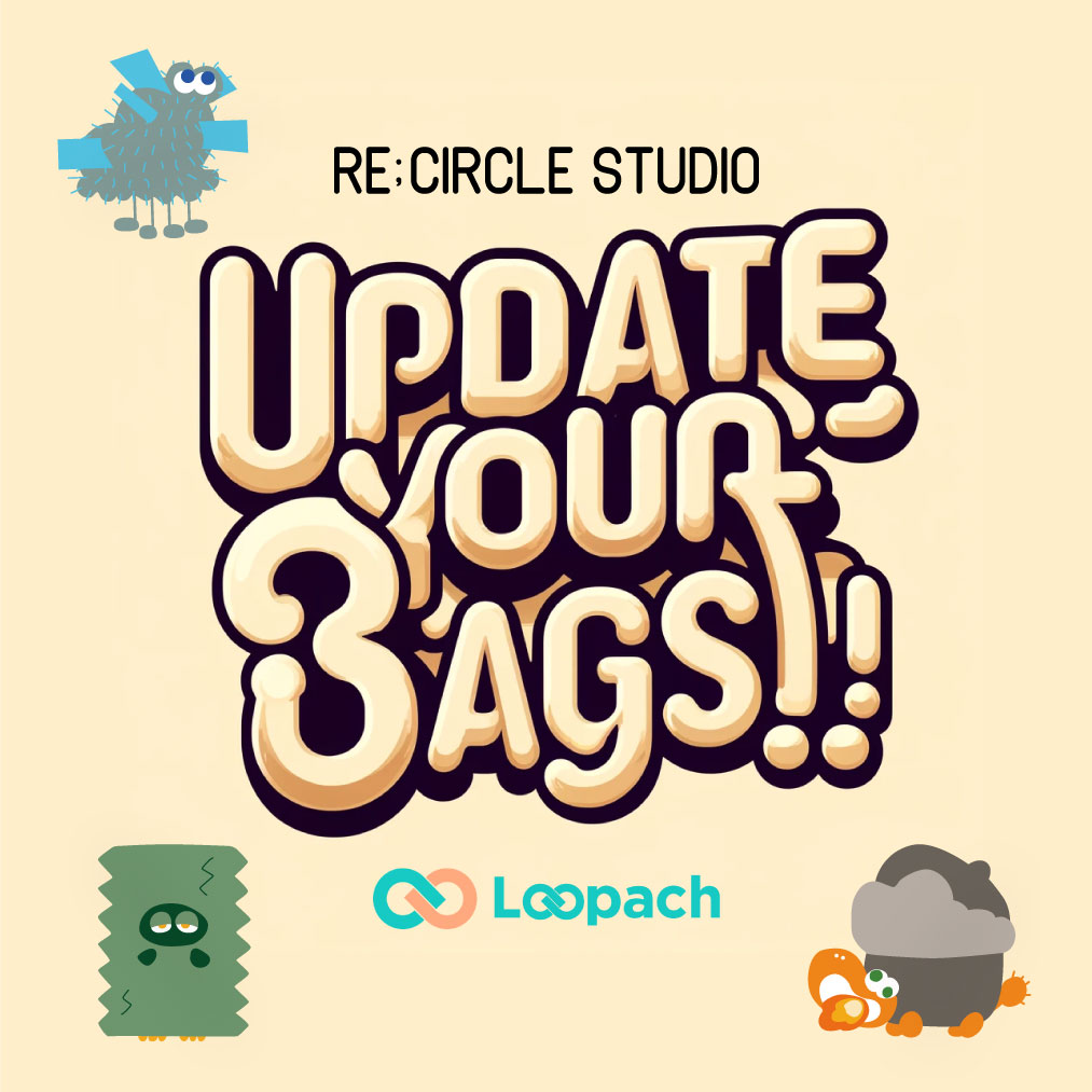 “UPDATE YOUR BAGS ! ”  Loopach meets RE;CIRCLE STUDIO が京都・循環フェスに出展します。
